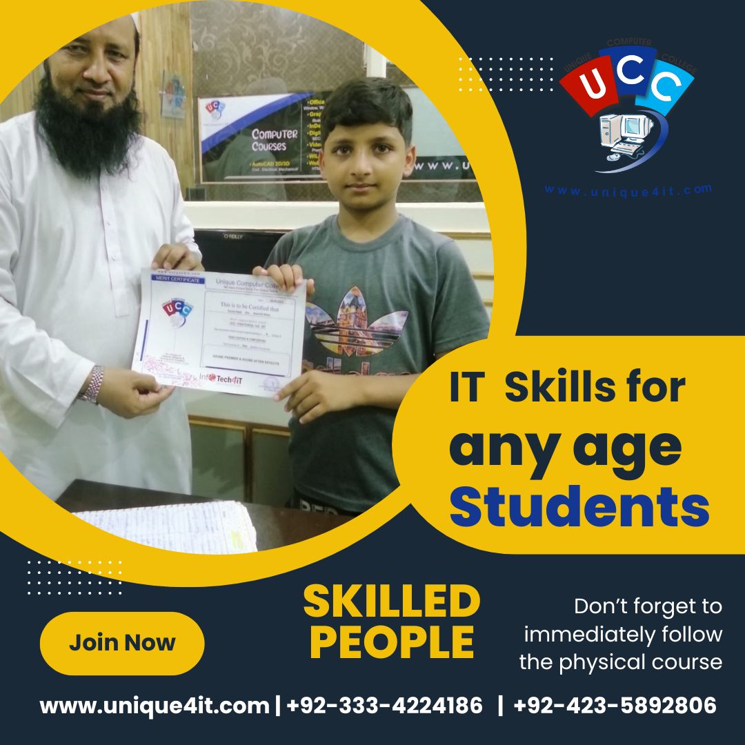 kids computer training in lahore